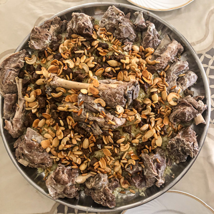 Mansaf, Jordan's national dish