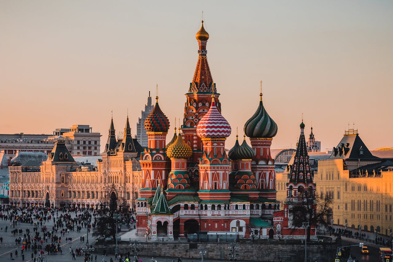 St. Basil's Cathedral in Moscow, Russia