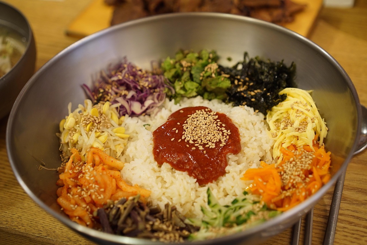 A bowl of Bibimbap.
